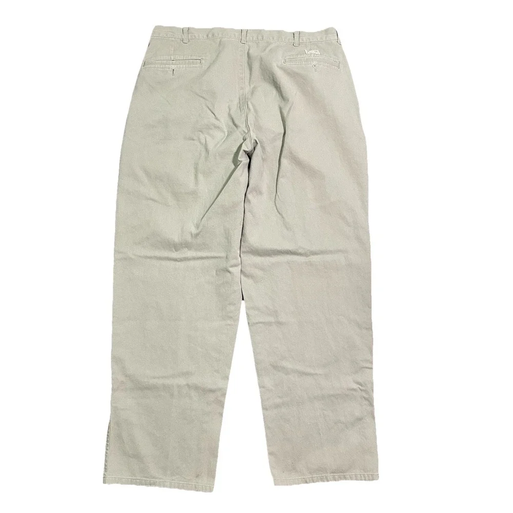 Polo Ralph Lauren Pleated Chino Pants‎ Mens 36x29 Tan Khaki Made in USA Vintage
